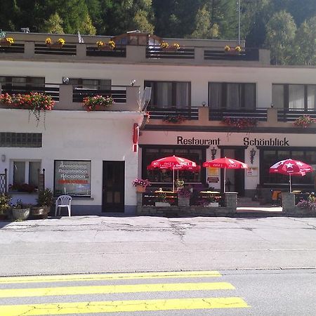 Pension Schoenblick Saas-Grund Exterior foto